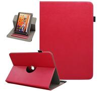 Universal 10 10.1 11 Inch Tablet Case, Viclowlpfe 360 Degree Rotating Multi-Angle Viewing Stand PU Leather Case for 9.6-11 Inch Android Tablet, Rose