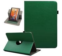 Universal 10 10.1 11 Inch Tablet Case, Viclowlpfe 360 Degree Rotating Multi-Angle Viewing Stand PU Leather Case for 9.6-11 Inch Android Tablet, Emerald Green