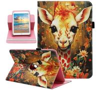 Universal 10 10.1 Inch Android Tablet Case, Dluggs 360 Degree Rotating Multi-Angle Viewing Stand Universal Case Cover for 10 10.1 and All 9.5-10.5 Inch Tablet, Giraffe