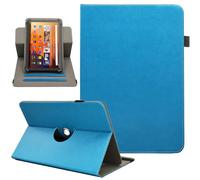 Universal 10 10.1 Inch Android Tablet Case, Dluggs PU Leather 360 Degree Rotating Multi-Angle Viewing Stand Case Cover for 10 10.1 and All 9.5-10.5 Inch Tablet, Blue