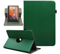 Universal 10 10.1 Inch Android Tablet Case, Dluggs PU Leather 360 Degree Rotating Multi-Angle Viewing Stand Case Cover for 10 10.1 and All 9.5-10.5 Inch Tablet, Emerald Green