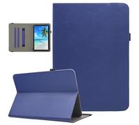 Universal 10 10.1 Inch Android Tablet Case, Dluggs PU Leather Multi-Angle Viewing Stand Case Cover for 9.5-11 Inch Tablet with Hand Strap, Dark Blue