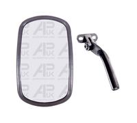 Universal 10" x 6" Flat Exterior Mirror Head & Arm Replacement for JCB Telehandler Digger