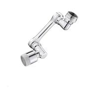 Universal 1080° Rotating Faucet Extender Sprayer Head Kitchen Robot Arm Extension Faucet Aerator Mixer Bubbler Water Tap Nozzle with 2 Modes(1080 Single Mode)