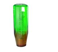 Universal 10cm 15cm Car Manual Shift Knob Gear Stick Crystal Transparent Bubble Purple Blue Throw Gear Shifter Car Gear Shift Knob Lever(10cm Green Brown)(15cm Green Brown)