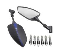 Universal 10mm Motorcycle Rearview Left&Right Rear View Mirrors Housing Side Mirror FOR R1200GS R1200 GS R 1200 RT R1200RT(Style B)