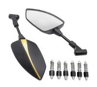 Universal 10mm Motorcycle Rearview Left&Right Rear View Mirrors Housing Side Mirror For R1200GS R1200 GS R 1200 RT R1200RT