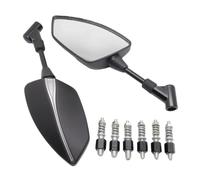 Universal 10mm Motorcycle Rearview Left&Right Rear View Mirrors Housing Side Mirror FOR R1200GS R1200 GS R 1200 RT R1200RT(Style D)