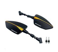Universal 10mm Motorcycle Rearview Mirror Left&Right Rear View Mirrors Housing Side Mirror FOR R1200GS R 1200GS R1200RT(Style E)
