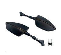 Universal 10mm Motorcycle Rearview Mirror Left&Right Rear View Mirrors Housing Side Mirror FOR R1200GS R 1200GS R1200RT(Style K)