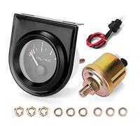 Universal 12.0V Oil Pressure Gauge with Plastic + Metal, 0~7KG Measurement, for 12.0V Models to Show Oil Pressure, Enhance Driving, Includes 1 Oil Pressure Gauge