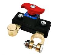 Universal 12V 24V Car Disconnect Switch Isolator Power Negative Terminal Cut Off Kill Switch Compatible With Automotive Motorcycle, Multifunctional Electrical Security Component (Copper)