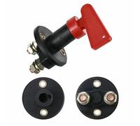 Universal 12V Battery Isolator Cut Off Kill Switch for Van, Truck, Car, Boat - Heavy-Duty, Waterproof with Key, Quick Disconnect, Fits 6V/12V/24V Batteries