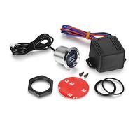 Universal 12V LED Car Push Button Starter Switch,Engine Starter Button,12V Universal Car Engine Start Push Button Ignition Switch Kit