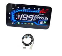 Universal 12V Waterproof Digital Motorcycle RPM Speedometer Panel Meter assembly