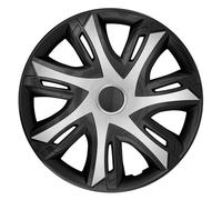 Universal 14" Hubcaps Wheel Covers Trims Weather Resistant Silver 4 PCS ABS Set