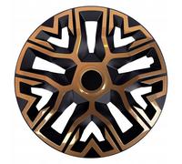 Universal hubcaps NRM The Best Bicolor 4 pieces wheel trims (Copper and black, 14")