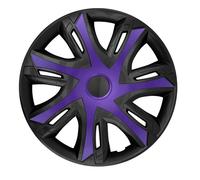 NRM 15" Hubcaps Wheel Covers Trims Set Weather Resistant Universal Purple ABS