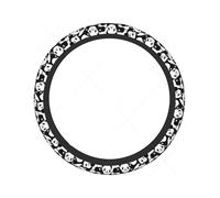 Universal 15 Inch For Suvs Vans Sedans Stretch Breathable Anti-Slip Elastic Steering Wheel Cover Cute Panda Cars Trucks Steering Wheel Cover