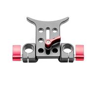 Universal 15mm Rod Mount, Y-Shaped Lens Support Bracket for Telephoto Lens DSLR Rig Rod Clamp System