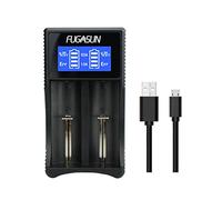 Universal 18650 Battery Charger,LCD Intelligent 18650 Li-ion Ni-MH Ni-Cd Battery Charger for 26650 22650 20700 18490 18350 17670 17500 16340(RCR123) 14500 10440 Ni-MH Ni-Cd A AA AAA AAAA C