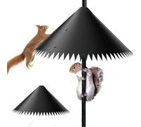 Universal 18inch Squirrel Proof Baffle, Reusable Squirrel Baffle Wrap Around Squirrel Proof Bird Feeder, for Protects Hanging Bird Feeders Bird Seed Trays, Squirrel Baffle for Bird Poles/Hanging