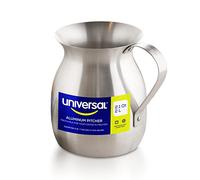 Universal 2.1 Qt / 2L Chocolatera - Aluminum Hot Chocolate Maker & Frothing Pitcher - Traditional Olleta Colombiana for Coffee, Milk, & Beverages - Durable, Rust-Resistant, Fast Heating Pot
