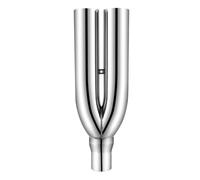 Universal 2.5" In 3.5'' Out 19" Long Stainless Steel Blast Pipes Exhaust Muffler Tip Car Exhaust Tip