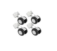 Universal 2 Inch Bed Wheels Plywood Accessories with Brake Durable Silver Casters for Furniture Mobility and Stability