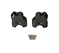 Universal 2 Inch Pivoting Motorcycle Handlebar Handle Bar Riser For 7/8 22mm HandleBars Clamp Handlebar Riser(Black)