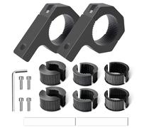 Universal 2" Off-Road Work Light bar Mount Bull Roll Tube Clamp Mounting Brackets for Installation of Fog Light Bars,Roll Cage Holder for Off-Road ATV UTV Vehicles Car Truck Motorcycle (20-50MM Kits)