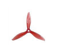Universal 2 Pairs Of 6 Colors 5149 5.1x4.9 3-propeller impeller Shaft Suitable For Three-blade FPV Drones(Clear Red)