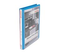 Universal 20703 Deluxe Round Ring View Binder 1/2-Inch Cap 8.5 x 11 Light Blue