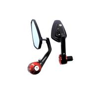 Universal 22mm Handlebar End Mirror Motorcycle Side Rearview Mirror For Ya&maha FZ1 MT09 For Suzuki GSX-1000S SV650 For Z900 Rear Sides Mirrors