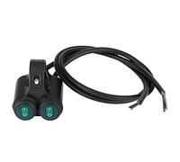 Universal 22mm Motorcycle Handlebar Switch, Headlight Fog Horn Brake | Aluminium Alloy Body, & Build, Dual Separate Button Controls, Includes Indicator Light