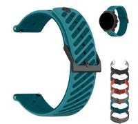 Universal 22mm Strap for Smartwatch, Soft & Durable Silicone Band Compatible with Race/Run/9 Peak Pro (Blue)