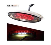 Universal 28-LED Smoked Rear Tail Light Brake Number License Plate Lamp Motorcycle ATV Quad Street Bike Off Road Lighting