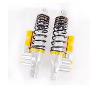 Universal 290mm-360mm Motorcycle Rear Double Adjust CNC Damping Shock Absorber For YAM&AHA 125 For Dirt Bike(290mm Silver Gold)