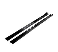 Universal 2m/2.18m Car Side Skirt Extension Splitter Bumper Racing Side Wing Bumper Lip Side Spoiler Compatible With BMW,Compatible With Toyota(6pcs Glossy Black 2m)