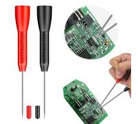 Universal 2mm Multimeter Probes Needle Test Probe Copper Probes Test Lead Probe Multimeter Piercing Needle 600V/10A Non-Destructive Multimeter Test Silicon Back Probe Pin for Leads tl71 tl75 (2Pcs)