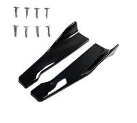 Universal 2Pcs 48CM Length Car Side Skirt Bumper Spoiler Splitter Protector Scratch Fit For Audi Fit For BMW E90 Fit For VW Golf Accessories(Brilliant black)