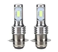 Universal 2Pcs H6 Motorcycle Fog Light Bulb 80W 8000K LED Fog Lamp Ice Blue 12-24V