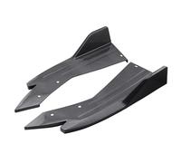 Universal 2PCS Rear Bumper Lip Splitter Car Side Fender Fins Body Lip Spoiler Chin Side Skirt Covers Spoiler Accessories(Fiber)