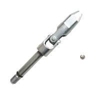 Universal 2T Car Hydraulic Jack Oil Pump Shaft Parts Accessory Replace Parts Length 140mm, Silvery