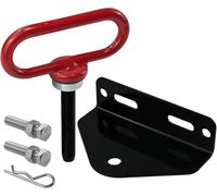 Universal 3/4" Zero Turn Mower Towing Hitch Kit with 1/2" Magnetic Trailer Hitch Pin Lawn Hauling Parts