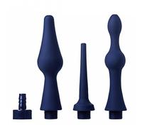 Universal 3 Piece Silicone Enema Attachment Set
