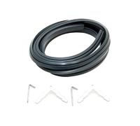 Universal 3 Sided Cooker Oven Rubber Door Seal + Clips.