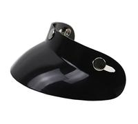 Universal 3 Snap Motorcycle Helmet Peak Lens Open Face Sun Shade Visor Shield Anti UV Fog Scratch Easy to Install Protects Eyes from Sunlight Wind Rain