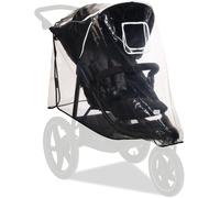 Hauck Universal 3 Wheel Raincover, Transparent - Fits 3 Wheeled Stollers, Pushchairs, Buggys & Prams, Waterproof & Durable, Reflective Trim