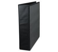Universal 30731 Push-Open Deluxe Plus D-Ring View Binder 2-Inch Capacity 8-1/2 x 11 Black